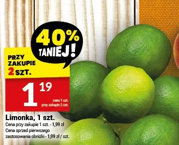 Limonka, 1 szt. promocja w Twój Market