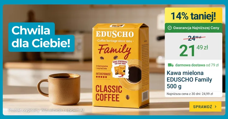 Kawa mielona EDUSCHO Family promocja w ERLI