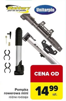 Pompka rowerowa mini różne rodzaje promocja w Carrefour