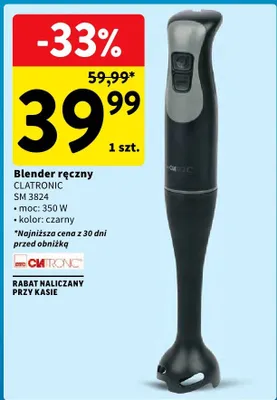 Blender ręczny SM 3824 promocja w Intermarche