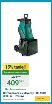Rozdrabniacz elektryczny Tokachi 3500W zestaw promocja w ERLI