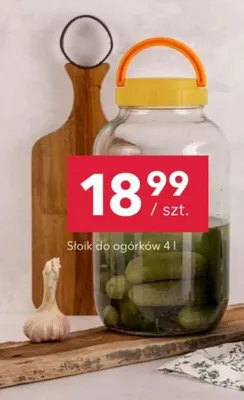 Słoik do ogórków 4 l promocja w Nela