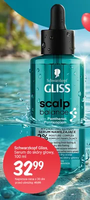 Serum do skóry głowy Schwarzkopf Gliss Scalp Balance Hydrating Serum promocja w Rossmann