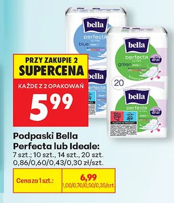 Podpaski Bella Perfecta promocja w Biedronka