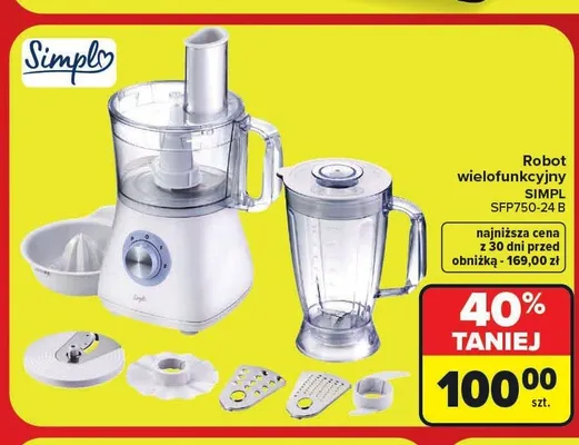 Robot wielofunkcyjny Simply promocja w Carrefour