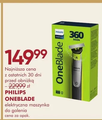 Elektryczna maszynka do golenia promocja w Super-Pharm