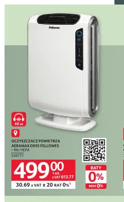 Oczyszczacz powietrza AeraMax DX55 Fellowes promocja w Selgros