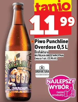 Piwo Punchline Overdose promocja w TOPAZ