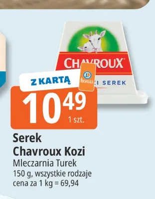 Serek kozi Chavroux promocja w Leclerc