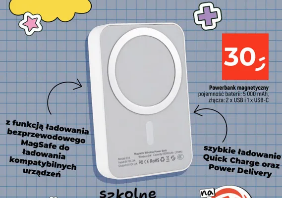 Powerbank magnetyczny promocja w Dealz