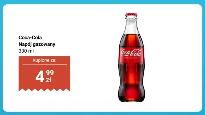 Napój gazowany Coca-Cola promocja w Biedronka