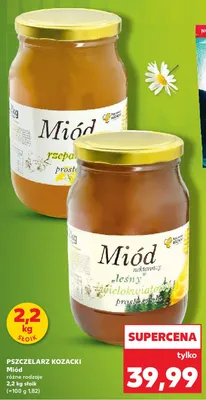 Miód nektarowy leśny z dzielokwiatu praskiego promocja w Kaufland