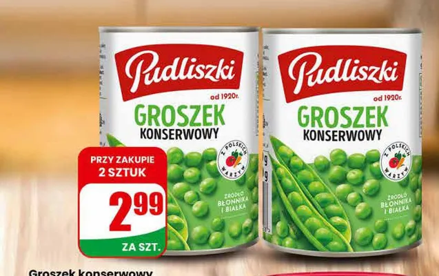 Groszek konserwowy promocja w Dino