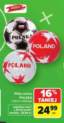 Piłka nożna POLSKA promocja w Carrefour