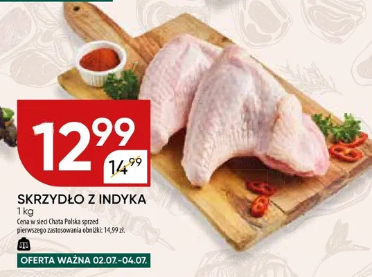 Skrzydło z indyka promocja w Chata Polska