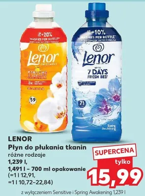 Płyn do płukania tkanin różne rodzaje promocja w Kaufland