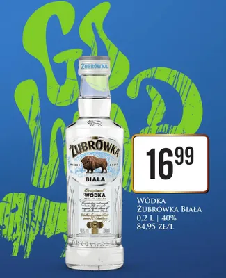 Wódka Biała 0,2 l promocja w Dino