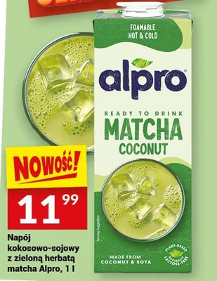 Napój kokosowo-sojowy z zieloną herbatą matcha promocja w Twój Market