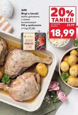 Filet z kaczki wolno gotowany z sosem żurawinowym Nature & cuisine promocja w Kaufland