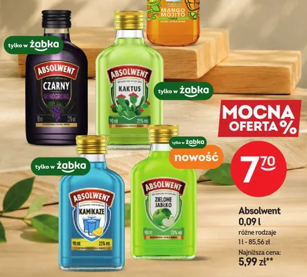 Likier Absolwent Kaktus promocja w Żabka