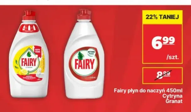 Fairy płyn do naczyń Granat promocja w API Market