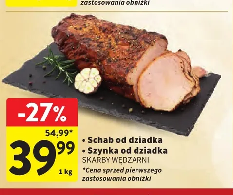 Szynka od dziadka Skarby Wędzarni promocja w Intermarche