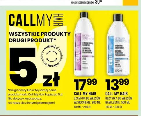 Szampon do włosów wzmocnienie Call My Hair promocja w Drogerie Natura