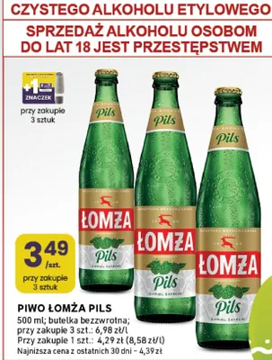 Piwo Pils promocja w Stokrotka