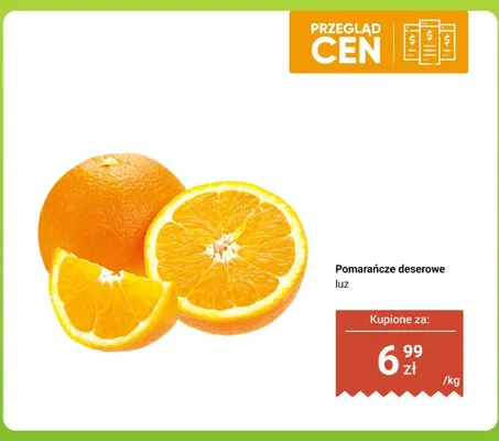 Pomarańcze deserowe luz promocja w Biedronka