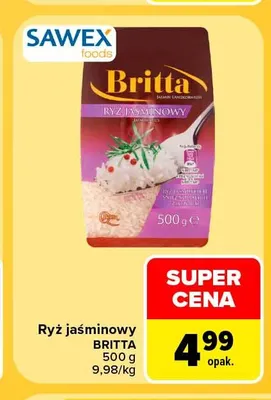 Ryż jaśminowy Britta promocja w Carrefour