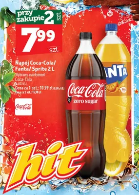 Napój gazowany Coca-Cola promocja w TOPAZ