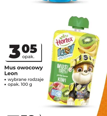Mus owocowy Leon promocja w Odido