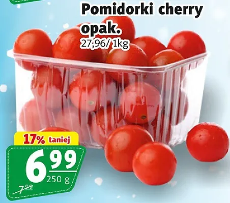 Pomidorki cherry opak. promocja w Prim Market