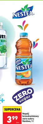 Napój brzoskwiniowy zero cukru Nestea promocja w Biedronka