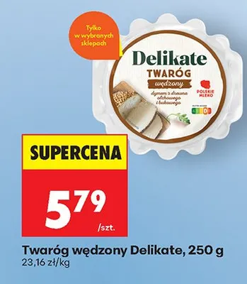 Twaróg wędzony promocja w Biedronka