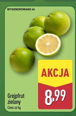 Grejpfrut zielony promocja w Aldi