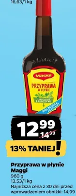 Przyprawa w płynie promocja w Netto