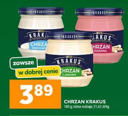 Chrzan Krakus promocja w Stokrotka