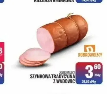 Szynkowa tradycyjna z Wadowic Dobrowolscy promocja w Tomi Markt