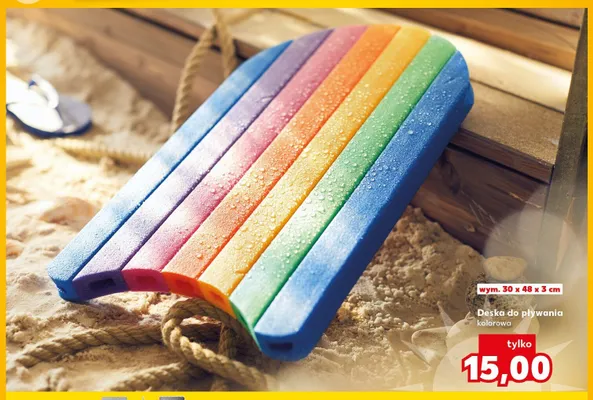 Deska do pływania kolorowa promocja w Kaufland