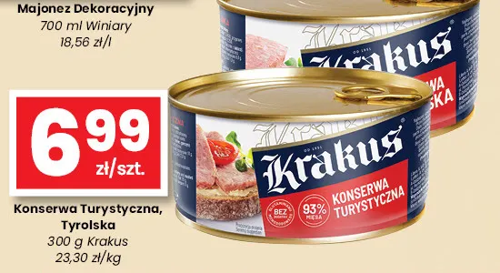 Konserwa Turystyczna Krakus promocja w emma MARKET