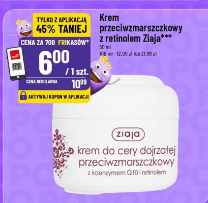Krem przeciwzmarszczkowy z retinolem promocja w POLOmarket