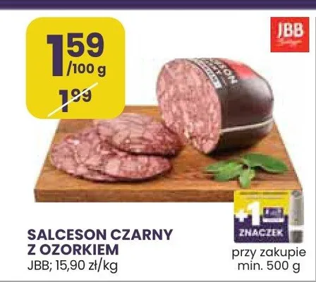 Salceson czarny z ozorkiem promocja w Stokrotka