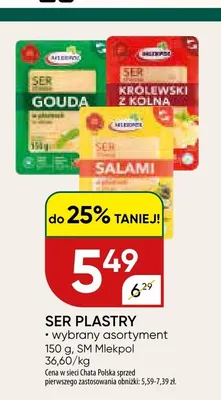 Ser plastry Gouda promocja w Chata Polska