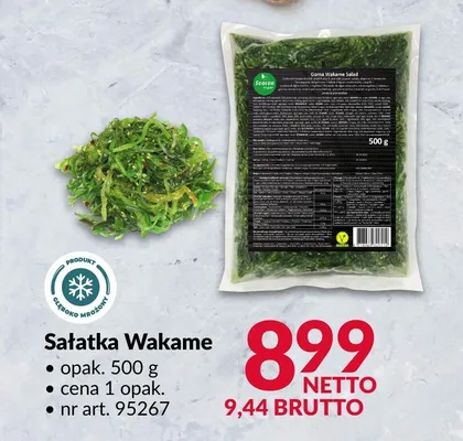 Sałatka Wakame promocja w Makro