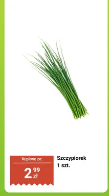 Szczypiorek promocja w Biedronka