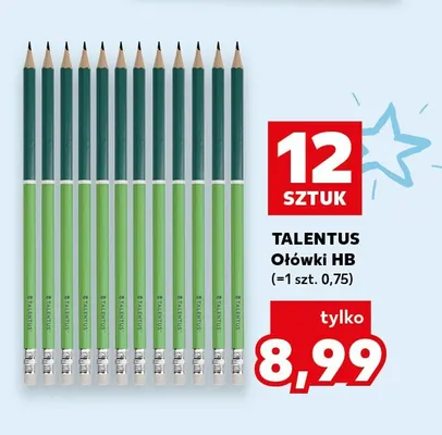 Ołówki HB Talentus 12-pak promocja w Kaufland