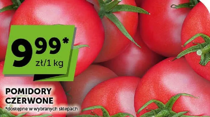 Pomidory czerwone promocja w Groszek