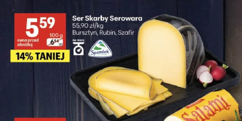 Ser Skarby Serowara Bursztyn promocja w Delikatesy Centrum