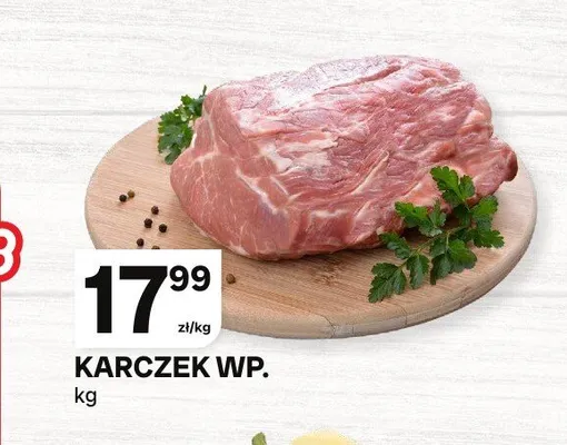 Karczek wieprzowy bez kości promocja w Chorten